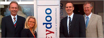 moneydoo GmbH Wolfgang Bubbers, Franziska Thode, Thies Möhring und Peter Witthohn